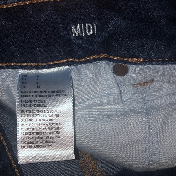 American Eagle 360 Super Stretch Midi Shorts - Picture 3 of 5
